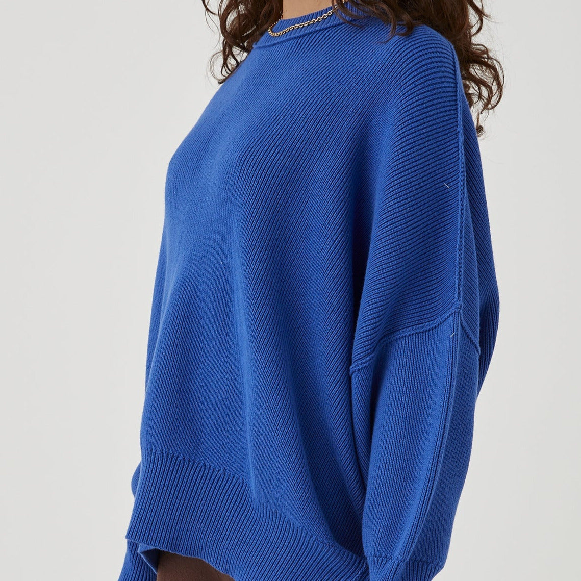 Harper Organic Sweater Sapphire