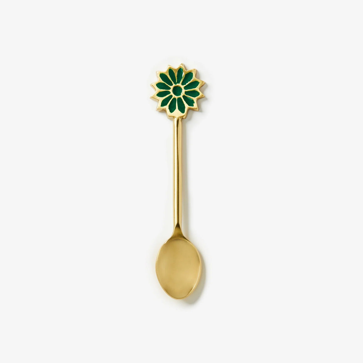 Petal Power Teaspoons- Green or Blue