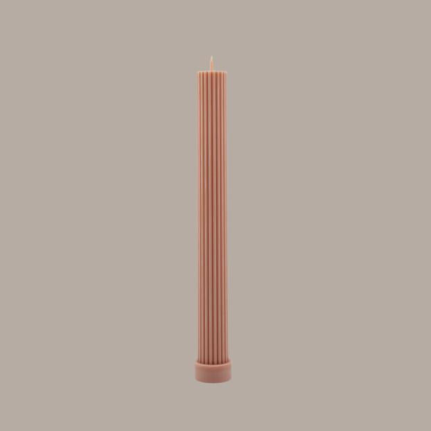 Column Pillar Candle Peach