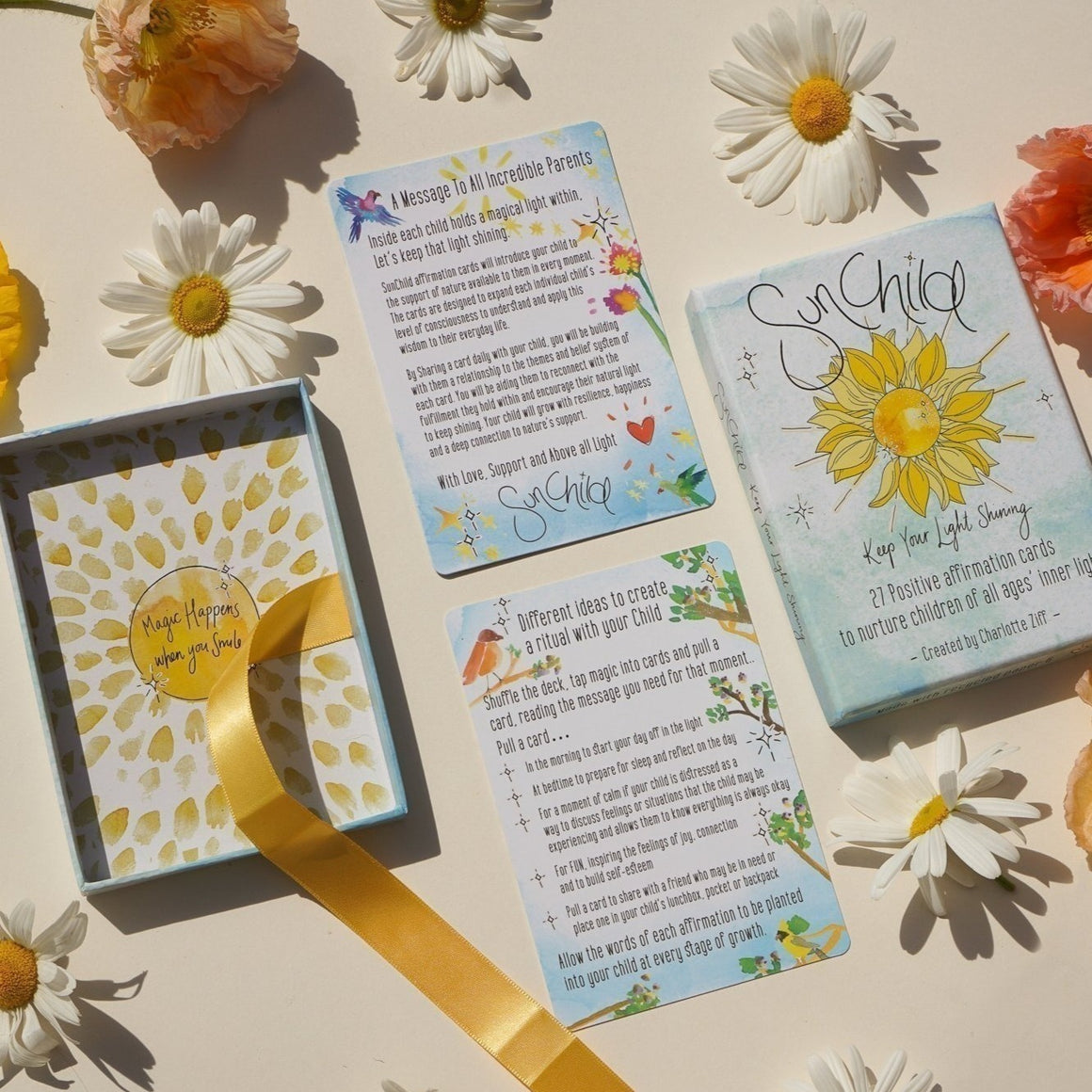 Sun Child Positive Affirmation Cards