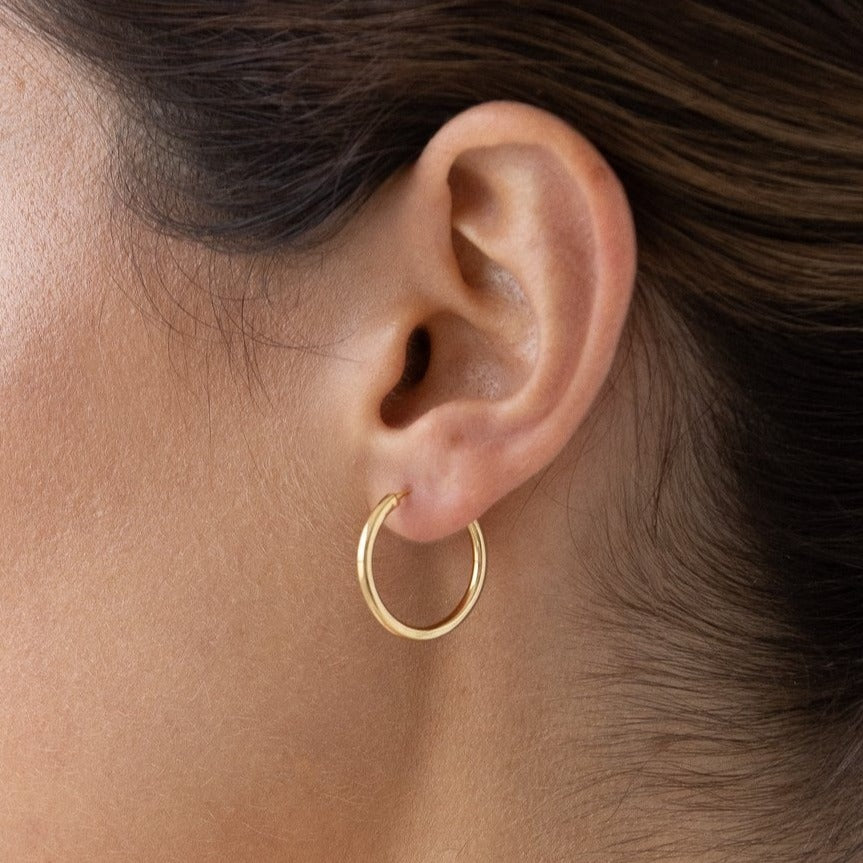 Flash Mondo Mini Hoop Gold 14k Vermeil Commune Bondi
