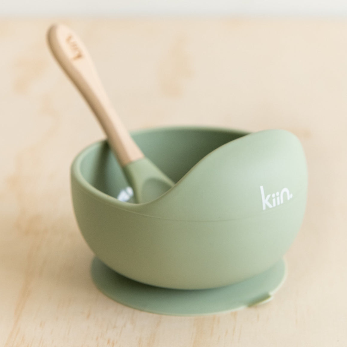 Silicone Bowl & Spoon- Various Colours
