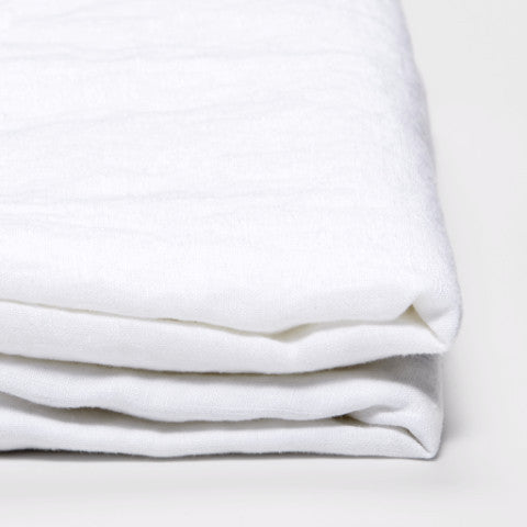 In Bed Linen European Pillowslip Set - White, Dove Grey, Peach & Musk