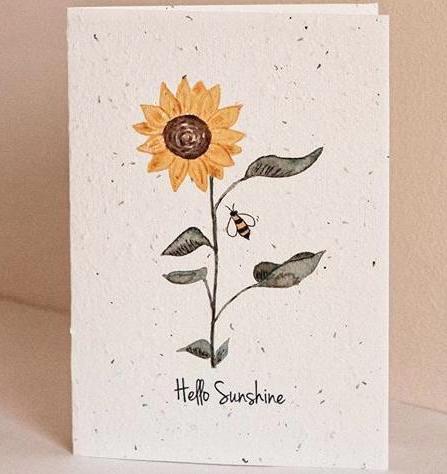 Hello Petal- Hello Sunshine Plantable Card