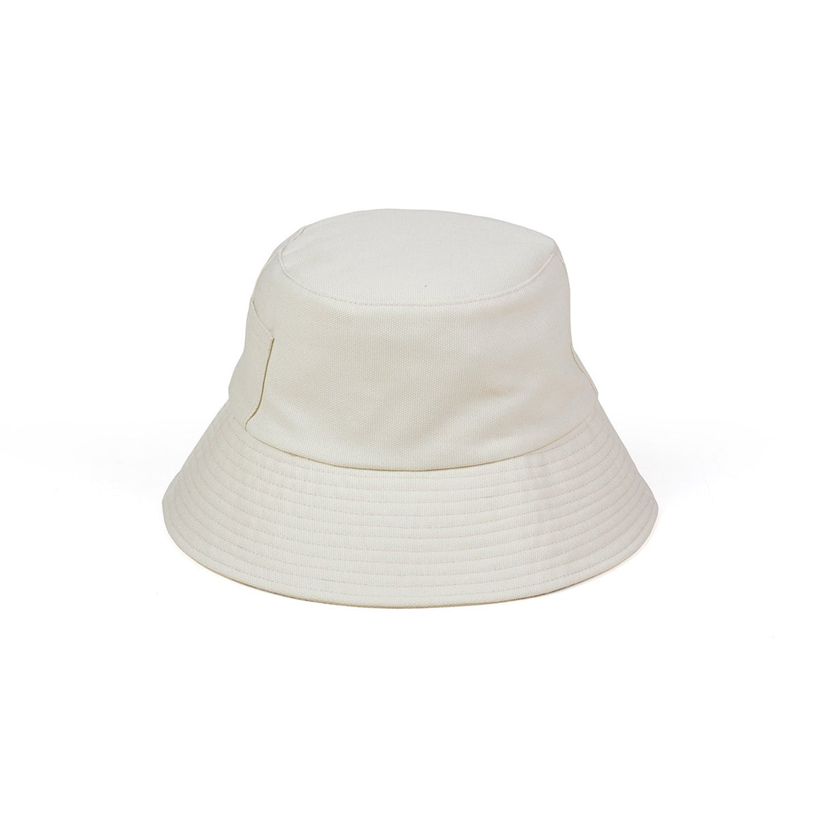 Wave Bucket Hat Beige Canvas