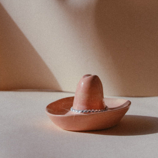 Cowboy Hat Red Rhinestone