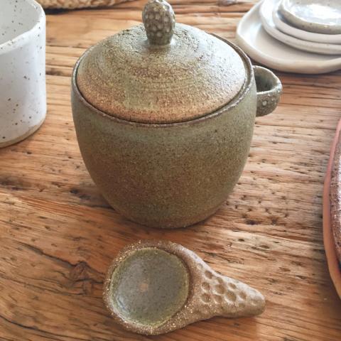Handmade Ceramic Tea Jar