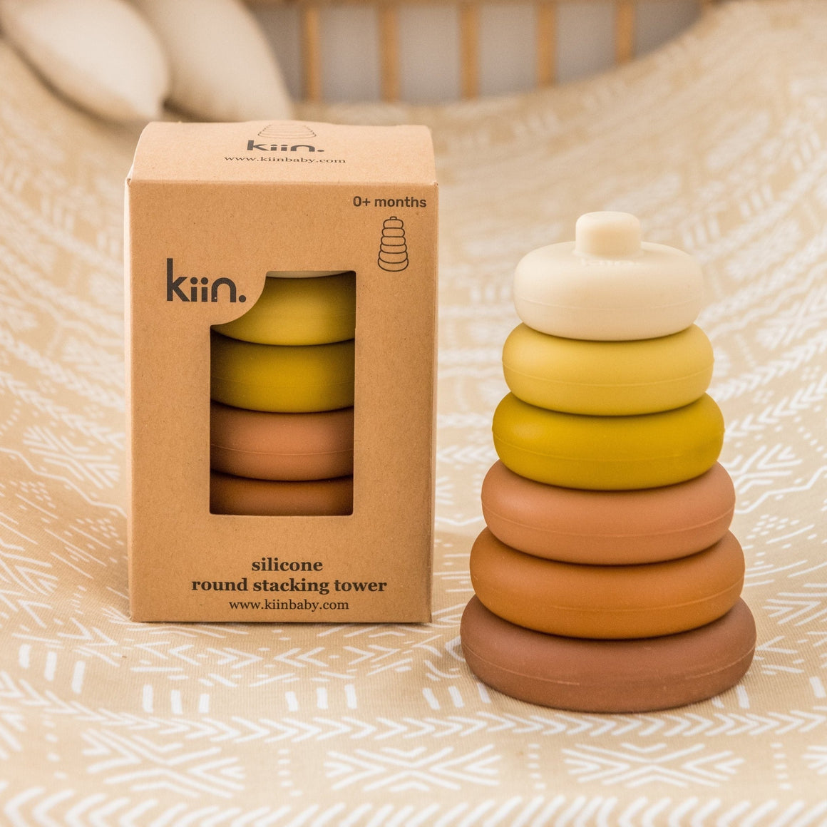 Kiin Baby Silicone Round Stacking Tower
