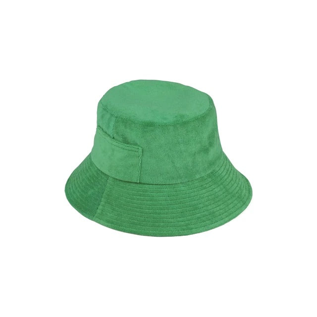 Wave Bucket Green Terry